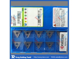 Kyocera carbide milling insert TNMG160404R-C TN60 for CNC cutting tools, turning insert, indexable insert 