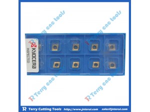 Kyocera cutting inserts CCMT060204HQ PV7020, CNC carbide insert, tungsten insert 