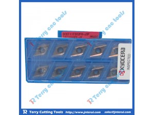 Kyocera carbide indexable insert DCET11T302FR-JSF PR930 with competitive price, fast delivery, cnc insert