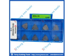 Kyocera carbide indexable insert GB32L150 TC60M for cnc turning tools with reasonable price