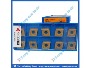 Kyocera aluminium cutting insert CNMG120404C CA4120 with attractive price, short delivery