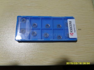 Kyocera carbide cutting insert RDMT 08T2MO-H PR1230 with high cutting performance, fast delivery date