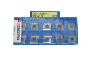 Kyocera CBN insert CNGA120408S01730MET KBN35M for high hardness process