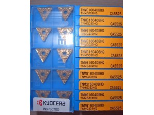 Kyocera cnd coated indexable tungsten carbide insert CNMG120408 CA5505