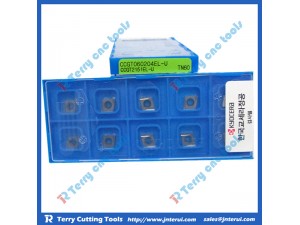 Kyocera high cutting performance CNC tungsten inserts CCMT060202HQ TN6020
