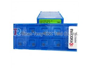 Kyocera rich stock carbide insert CCGT040102L-F TN60