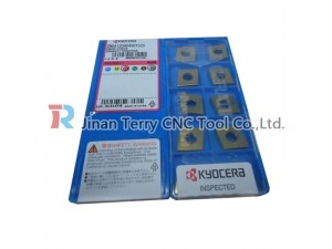 Kyocera cutting inserts carbide inserts CNGA120404SO1525 A66N