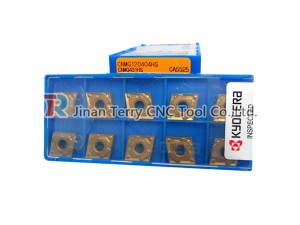 Kyocera carbide external cutting inserts CNMG120404HS CA5525