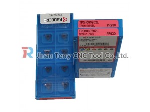 Kyocera carbide inserts turning cutting machine TPGH080202L PR930