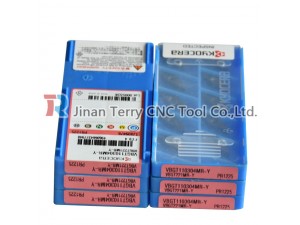 Kyocera cutting inserts carbide inserts VBGT110304MR-Y PR1225