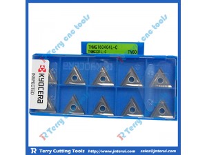 Kyocera original high hardness CNC lathe inserts TNMG160404 TN620/TN60