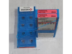 Kyocera TPGH triangle carbide inserts TPGH080202L PR930